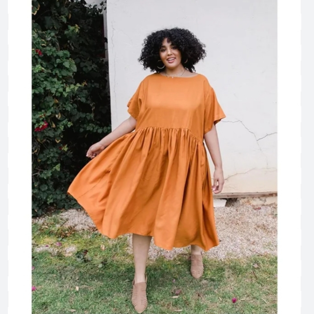 Nwot Tradlands Nico Dress In Pumpkin